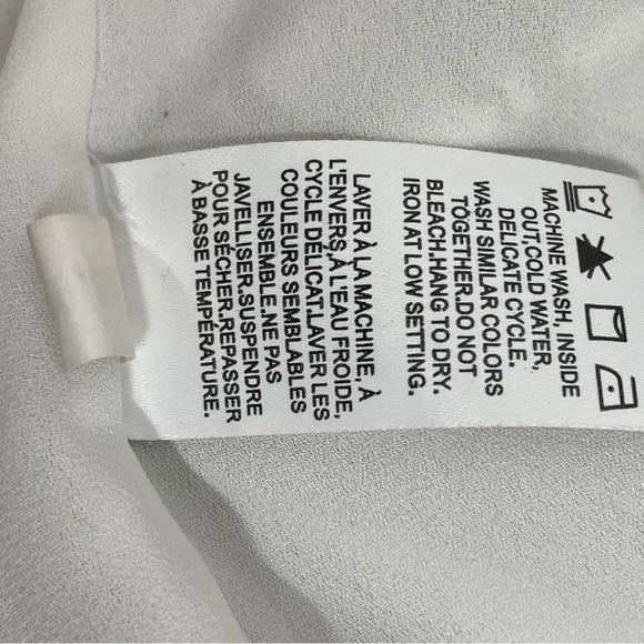 Printed Crepe Crew-Neck Cap Sleeve Blouse - Picture 5 of 10